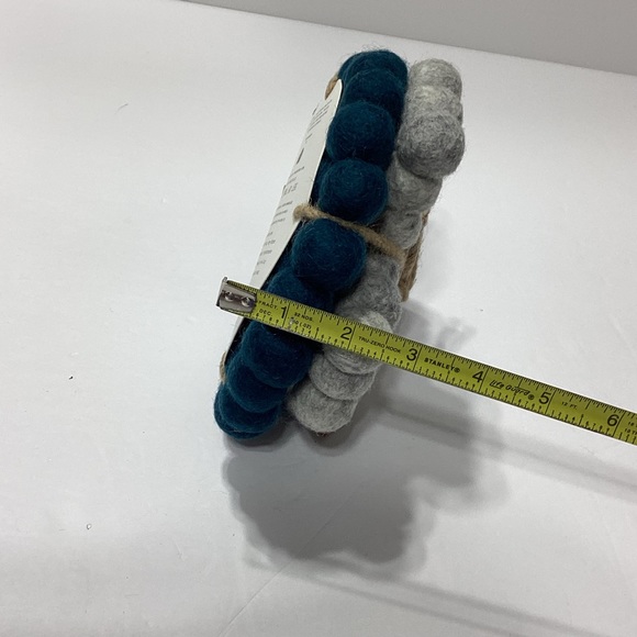 Anthropologie Felt Trivets Set NWT Heart Felt Trivets Wool - Picture 5 of 9